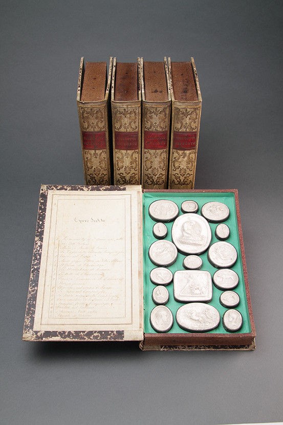 Five Vellum Leather and Paper Bound Volumes of ‘After the Antique’
